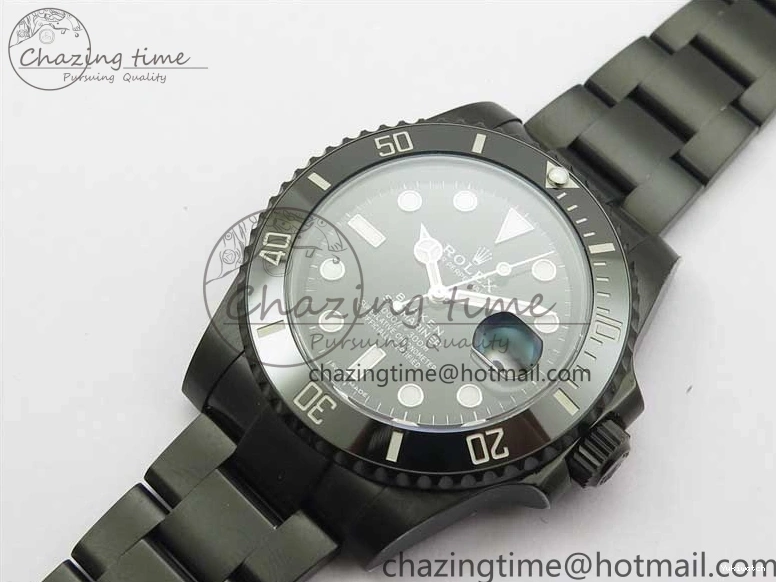 Steel V6F VS3135 1:1 V2 904L DLC Edition Submariner Black 116610 Blacken Best 0519
